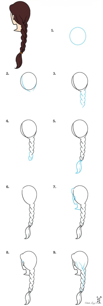 How To Draw A Braid