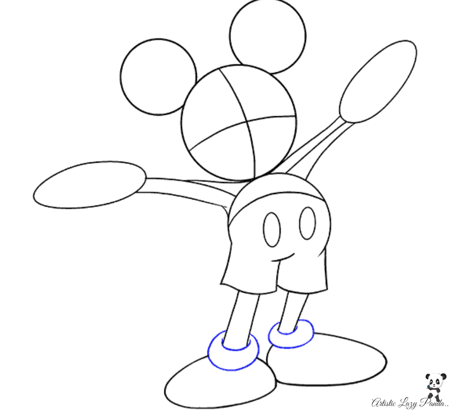 Mickie Mouse drawing