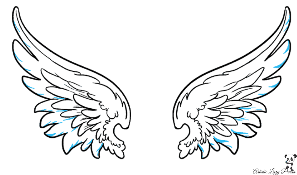 How to draw wings